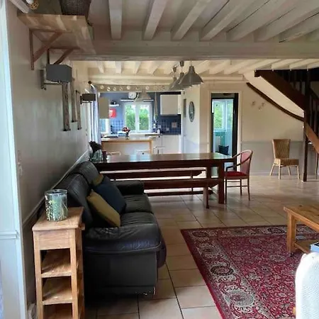 Longere Dans Un Cadre Bucolique Ferienhaus Les Authieux-Papion